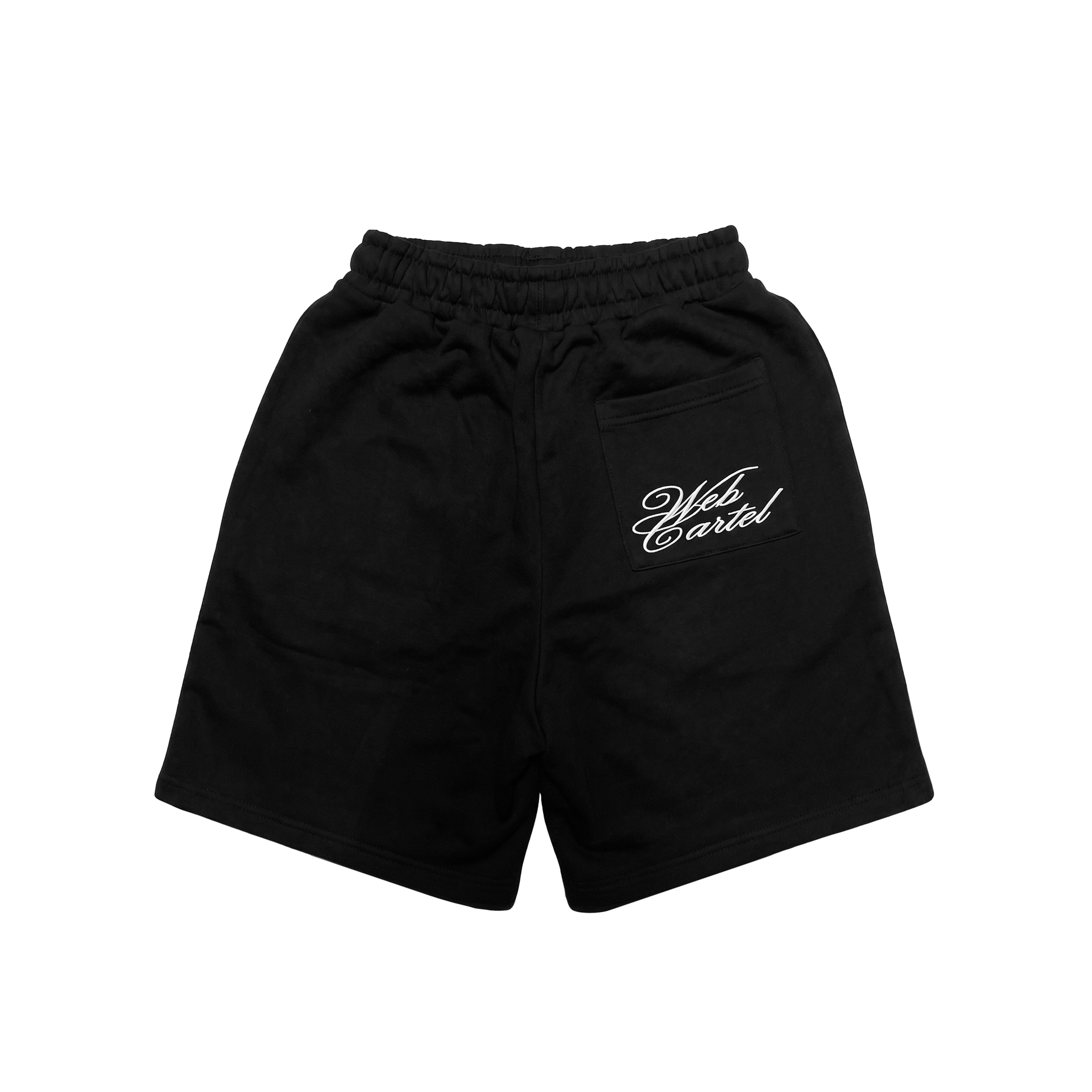 WEBCARTEL UNISEX SHORTS - BLACK