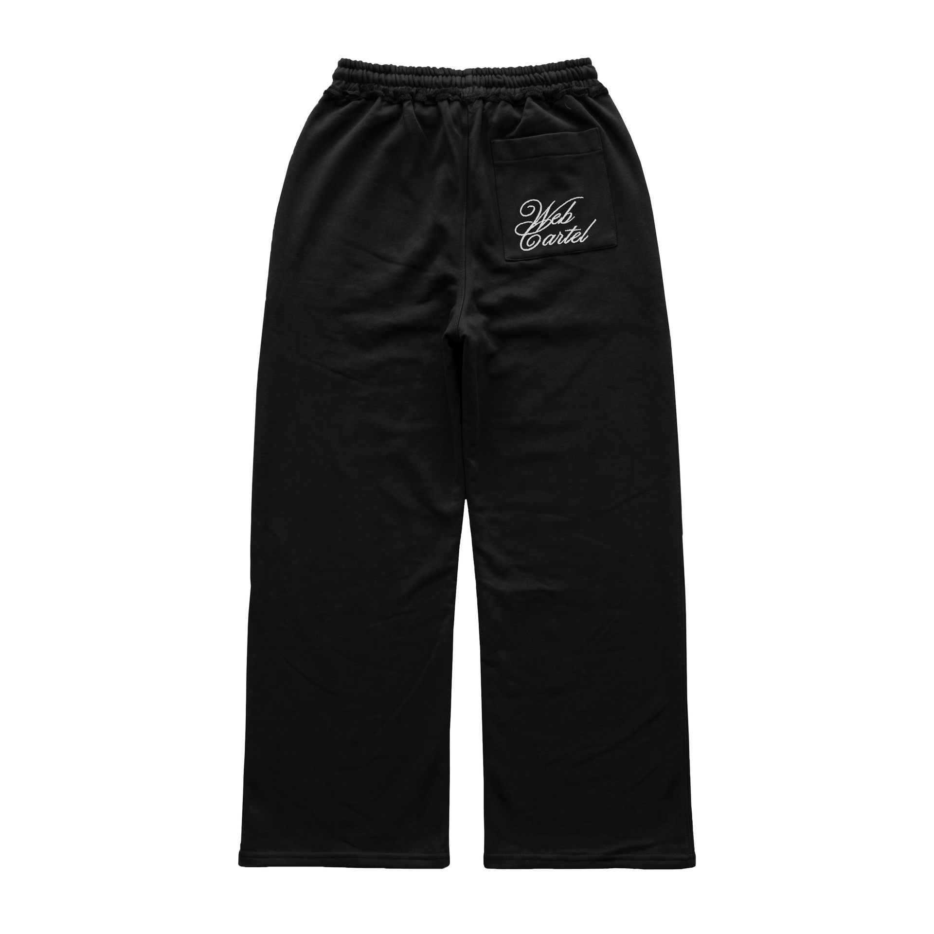 WEBCARTEL UNISEX PANTS OVERSIZE - BLACK