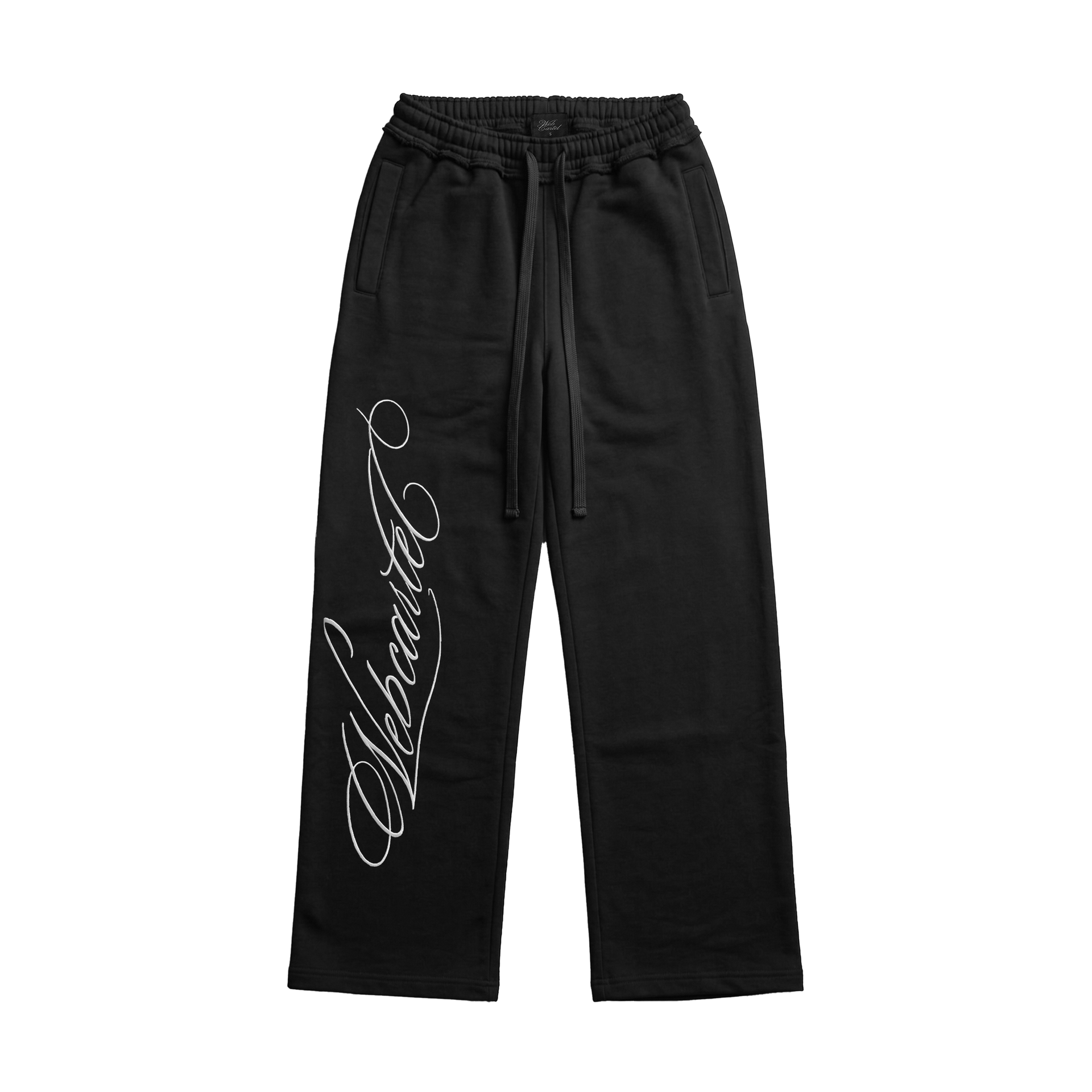 WEBCARTEL UNISEX PANTS OVERSIZE - BLACK